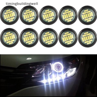 Twth โคมไฟ LED DRL DC 12V 5W สีขาว สําหรับติดรถยนต์ 1 ชิ้น QDD