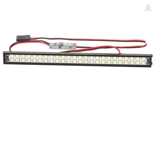 (fygath) แถบไฟหน้า LED 48 ดวง โลหะ 147 มม. 5.8 นิ้ว แบบเปลี่ยน สําหรับรีโมตคอนโทรล 1/10 Trx-4 Trx-6 D90 Redcat 4WD Tamiya Axial SCX10 HPI