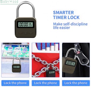 【Big Discounts】Time Lock LCD Display Time Lock Travel Electronic Timer Waterproof USB Padlock#BBHOOD