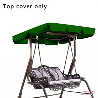 ผ้าอ๊อกซ์ฟอร์ด Swing Seat ฝาครอบด้านบนกันน้ำตัวป้องกันครีมกันแดด Shed Roof Cover 2-Seater/3-Seater Outdoor [N/15]