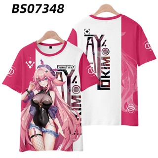 ใหม่ Genshin Impact Yae Miko เสื้อยืดลําลอง แขนสั้น คอกลม พิมพ์ลายเกม 3D แฟชั่นฤดูร้อน พลัสไซซ์ 4XL