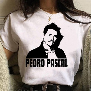 เสื้อยืด พิมพ์ลายอนิเมะ Pedro Pascal แนวสตรีท เหมาะกับฤดูร้อน สําหรับผู้ชาย และผู้หญิง (1) 2023