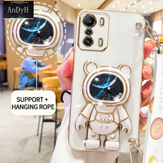 Andyh เคสโทรศัพท์มือถือ ลายนักบินอวกาศ 3D พร้อมสายคล้อง สําหรับ infinix Zero X 5G 2023