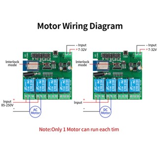 Tu-ya โมดูลควบคุมเปิดปิด Wifi RF เครื่องใช้ไฟฟ้าในบ้าน 4CH 5V 10A ควบคุมผ่านแอพ ล็อคตัวเอง