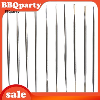 &lt;BBQ&gt; เครื่องมือประติมากรรมดินเผา เซรามิก ด้ามจับกันลื่น กันสนิม DIY 10 ชิ้น