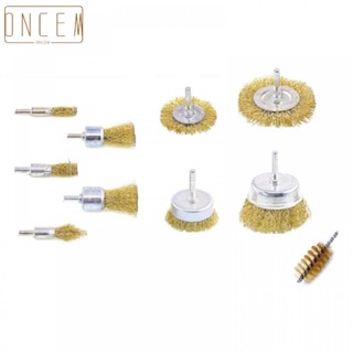 【ONCEMOREAGAIN】Wire Brush 10-75mm Head 6mm Shank Accessories Copper Plating Electric Grinder