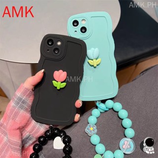 Amk เคสโทรศัพท์มือถือแบบใส ลายดอกไม้ 3D พร้อมสายคล้อง ประดับมุก สําหรับ Infinix Note 30 10 pro Smart 7 6 5 plus hot 30 30i 20s 20i 20 12i 12 11s nfc 10s 10t 10i 10 play 5g Crsdbl