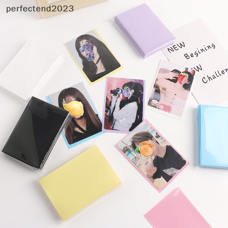 [perfectend] ถุงฟิล์ม PP สําหรับใส่โฟโต้การ์ด ไอศกรีม การ์ดรูปภาพ 50 ชิ้น ต่อแพ็ค [TH]