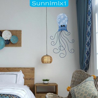 [Sunnimix1] จี้รูปปลาหมึก สําหรับแขวนตกแต่งผนังบ้าน ห้องโถง ห้องเด็ก