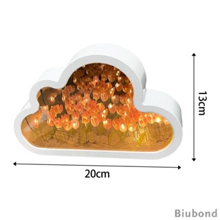 [Biubond] โคมไฟกลางคืน รูปก้อนเมฆ ขนาดเล็ก แฮนด์เมด DIY สําหรับตกแต่งข้างเตียง ห้องนั่งเล่น ห้องนอน บ้าน ห้องน้ํา