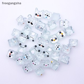 [FREG] ก้อนน้ําแข็ง รูปการ์ตูนสัตว์ ขนาดเล็ก เรืองแสงกลางคืน เครื่องประดับ DIY FDH