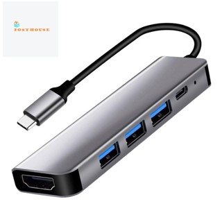 อะแดปเตอร์ฮับ Type C เป็น HDMI 4K USB-C 3.0 สําหรับโปรเจคเตอร์ MacBook Samsung S8 Dex Huawei P30 Dock Xiaomi 10 TV