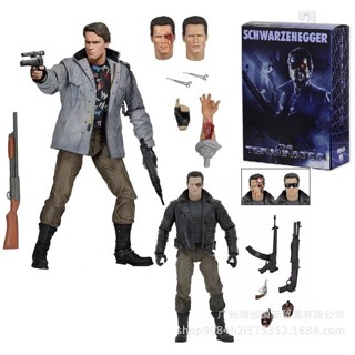 ଓ พร้อมส่ง NECA Terminator T800 โมเดลฟิกเกอร์ตํารวจ 23 ซม. GLDL