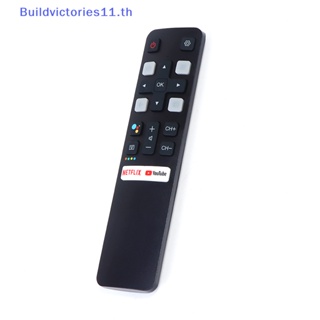 Buildvictories11 รีโมตคอนโทรล RC802V FNR1 แบบเปลี่ยน สําหรับ TCL Voice TV Netflix 55S434 65S434 TH