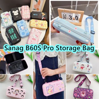 【ของแท้】กระเป๋าเก็บหูฟัง ลายการ์ตูนหมีน้อย แบบพกพา สําหรับ Sanag B60S Pro Sanag B60S Pro