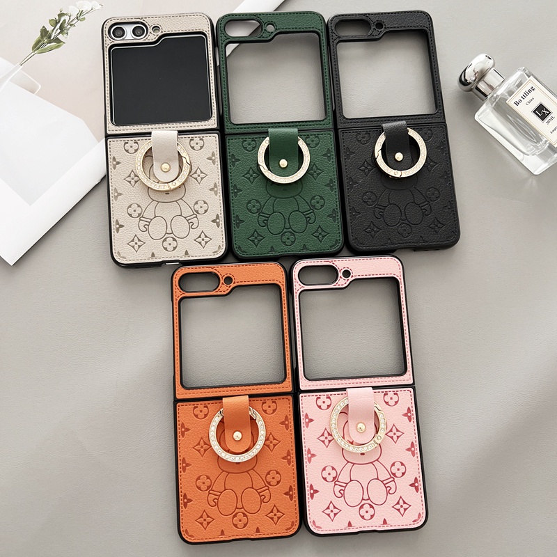 น่ารักความงามอะนิเมะสําหรับ Samsung Galaxy Z Flip 6 5 แฟชั่น Samsung Z Flip5 Flip6 Flip7 FE Flip Z 5 ป้องกันเคสโทรศัพท์