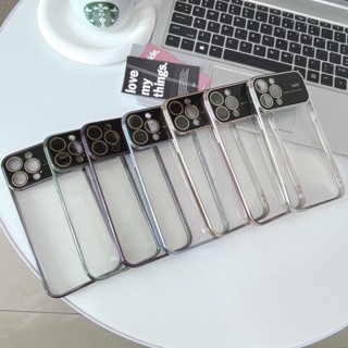 เคสโทรศัพท์มือถือ แบบใส ป้องกันฝุ่น ขนาดใหญ่ พร้อมฟิล์มเลนส์ สําหรับ IPhone 13 ProMax 11 12 14 Pro Max