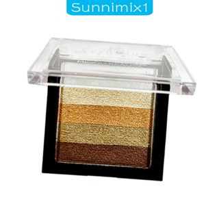 [Sunnimix1] พาเลทอายแชโดว์ 5 สี กันน้ํา สําหรับผู้เริ่มต้น