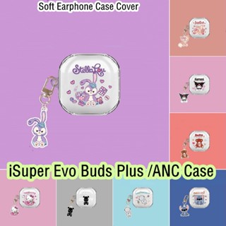 【พร้อมส่ง】เคสหูฟัง แบบนิ่ม ลายการ์ตูน สําหรับ iSuper Evo Buds Plus Gaming ANC Air iSuper Evo Buds Plus ANC