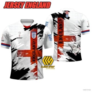 เสื้อยืดลําลอง แขนสั้น คอกลม ลาย NP2 22 23 England Fans Jersey World Cup สําหรับผู้ชาย และผู้หญิง PN2