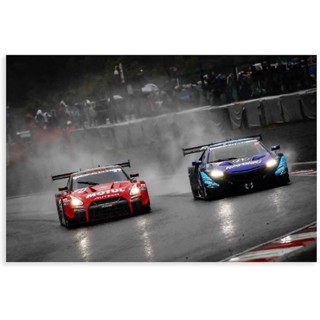 Gtr Super Gt โปสเตอร์รถยนต์ โปสเตอร์รถยนต์ ดัดแปลง โปสเตอร์ศิลปะ ดริฟท์ โปสเตอร์รถ ผ้าใบ โปสเตอร์ตกแต่งห้องนอน ภาพพิมพ์ โปสเตอร์ สําหรับห้อง Aestheti