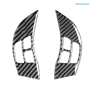 Sys สติกเกอร์ติดปุ่มพวงมาลัยรถยนต์ มีกาวในตัว สําหรับ Mazda RX8 2004-2008 2 ชิ้น