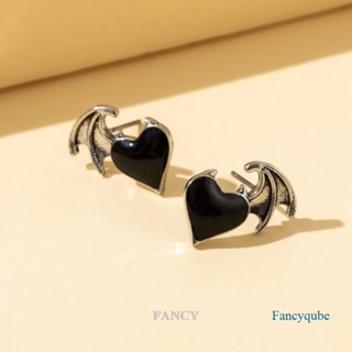 Fancy ใหม่ ต่างหูแฟชั่น รูปปีศาจ หัวใจ เครื่องประดับ สําหรับผู้หญิง