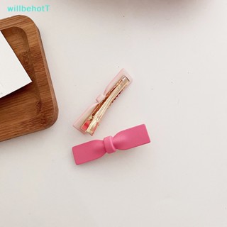 [WillbehotT] ใหม่ กิ๊บติดผม ลายดอกไม้ พีช หัวใจ สีชมพู ฤดูร้อน [ใหม่]