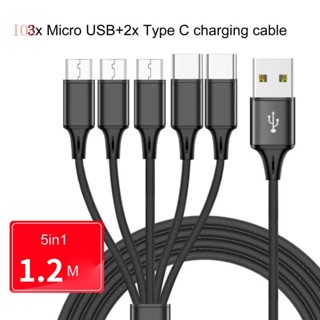 Ior สายชาร์จ USB2 0 ตัวผู้ เป็น Micro USB TypeC อะแดปเตอร์สายชาร์จ