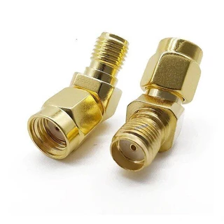 ข้อต่อ หัวแปลงสัญญาณภาพ WiFi RF Adapter Connector SMA RP-SMA 90 45 Male Female ตัวผู้ ตัวเมีย ข้อต่อตรง ข้องอ วายฟาย
