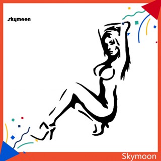 Skym* สติกเกอร์ ลายผู้หญิงเซ็กซี่ มีกาวในตัว สําหรับตกแต่งหน้าต่างรถยนต์ รถบรรทุก