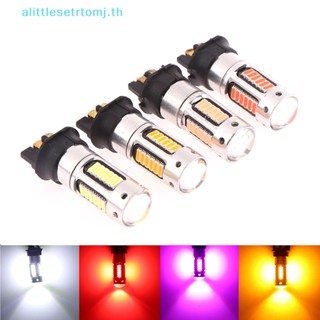 Alittlese หลอดไฟเลี้ยว ไฟตัดหมอกกลางวัน 4014 30smd 12V PW24W LED สีเหลือง ขาว แดง ชมพู