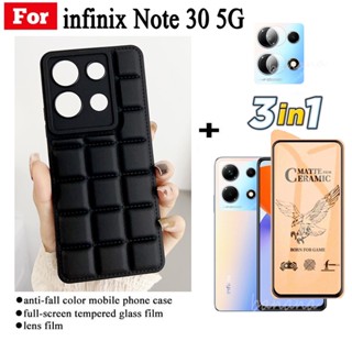 เคสโทรศัพท์มือถือ ทรงสี่เหลี่ยม ป้องกันกล้อง สําหรับ infinix Note 30 Pro Note 30 30i 12 G96 11 10 Pro Hot 30i 30 30 play 20s 20i 20play 9 10 11play Smart 7 6 plus