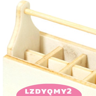 [Lzdyqmy2] กล่องเครื่องมือ ของขวัญวันเกิด สีขาว สําหรับตกแต่งบ้านตุ๊กตา 1/12