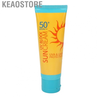 Keaostore Face Sunscreen  Moisturizing 80g Prevent Sunburn SPF 30 Light Texture 30+++ for Outdoor Use