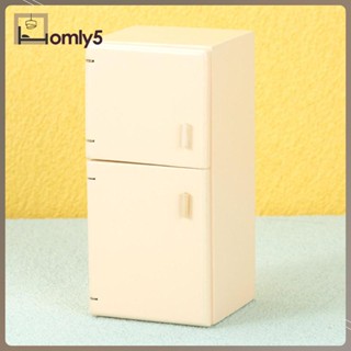 [Homyl5] โมเดลตู้เย็นจิ๋ว 1:12 DIY สําหรับตกแต่งบ้านตุ๊กตา ห้องครัว ห้องอาหาร ห้องนอน