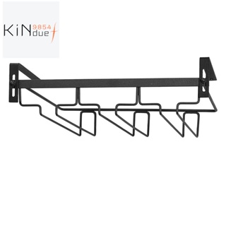 ชั้นวางแก้วไวน์ แบบโลหะ 3 แถว สําหรับห้องครัว บาร์ และอื่น ๆ