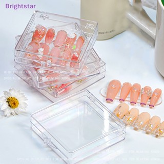 Brightstar กล่องพลาสติกใส สําหรับเก็บเล็บปลอม 1 ชิ้น