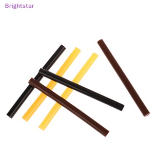 Brightstar ใหม่ กาวต่อผม ละลายร้อน ติดกาว ฟิวชั่น กาวจัดแต่งทรงผม Kera แข็งแรง กาวติดผม เม็ดเหนียว ใหม่ 12 ชิ้น