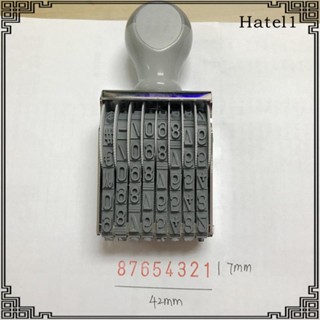 [Hatel] Rubber Number Stamp Numbering Stamp 8 Band Creative Multifunction Devices Numeric Rolling Symbol Rolling Wheel Date Stamper for Planner Date