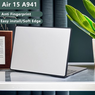 ใหม่ เคสแป้นพิมพ์ ขอบนิ่ม ป้องกันรอยนิ้วมือ เนื้อแมตต์ สําหรับ Macbook Air 15.3 นิ้ว M2 A2941 Retina 15 2023