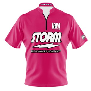 Storm DS เสื้อโปโล แขนสั้น พิมพ์ลายโบว์ลิ่ง 1606-ST 3D