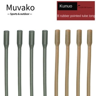 MUVAKO ปลอกตะขอตกปลา แบบนิ่ม คุณภาพสูง ป้องกันการพันกัน 60 ชิ้น