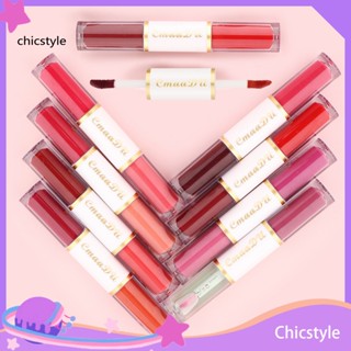 Chicstyle ลิปสติก ลิปกลอส เนื้อแมตต์ ไม่จางหาย 4 มล. 4 ชิ้น