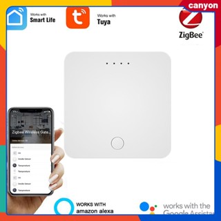 Tuya Zigbee Smart Wire Gateway Hub Smart Home Bridge แอพสมาร์ทโฟน รีโมทคอนโทรล การเชื่อมโยงอัจฉริยะ แอพพลิเคชั่นหลายสถานการณ์ หุบเขาลึก