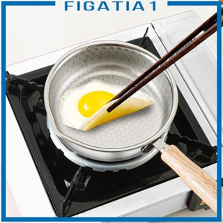 [figatia1] กระทะไข่เจียว ด้ามจับไม่ติดกระทะ ขนาดเล็ก สําหรับตั้งแคมป์ ในร่ม และกลางแจ้ง