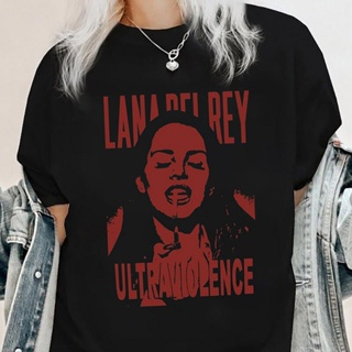 เสื้อยืดแขนสั้นลําลอง ผ้าฝ้าย ลาย Lana Del Rey Ultraviolence สไตล์ฮิปฮอป ฮาราจูกุ สตรีท สําหรับผู้ชาย 2023    