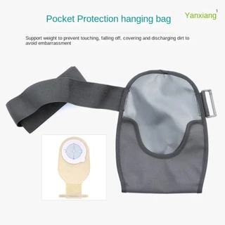 CHORDZY Ostomy เข็มขัดสนับสนุน,ทําความสะอาดง่ายยืดหยุ่น Ostomy กระเป๋า,อุปกรณ์กันน้ํา Coostomy กระเป๋าผู้ชาย