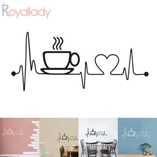 #ROYALLADY#Arts สติกเกอร์ติดผนัง แบบถอดออกได้ ออกแบบดี แบบสร้างสรรค์ สําหรับตกแต่งบ้าน ห้องครัว