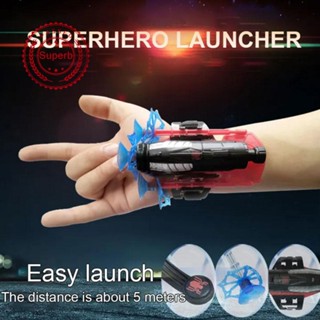 Spiderman Spider Web Launcher Super Hero Spiderman ถุงมือผ้าไหม ของเล่นสําหรับเด็ก R0G9